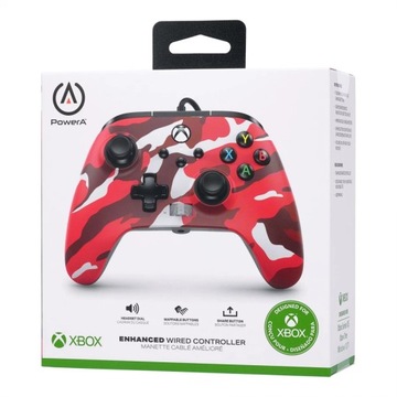 POWERA PAD PRZEWODOWY ENHANCED RED CAMO XO XSX PC