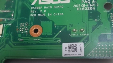 ASUS F543 F543B X540BP Rev 2,0 AMD A9-9425 PSPR1615 Материнская плата