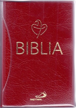 BIBLIA STARY i NOWY TESTAMENT Tabor - PVC, kolor bordowy