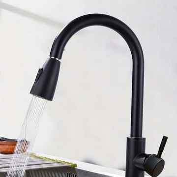 Кухонная батарея вытянута черный гибкий черный коврик