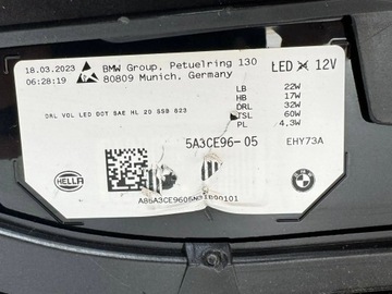 BMW IX20 IX SVĚTLO PRAVÁ PŘEDNÍ FULL LED 5A3CE9605