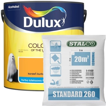 Dulux Kolory Świata Korzeń Kurkumy 2,5L + GRATIS