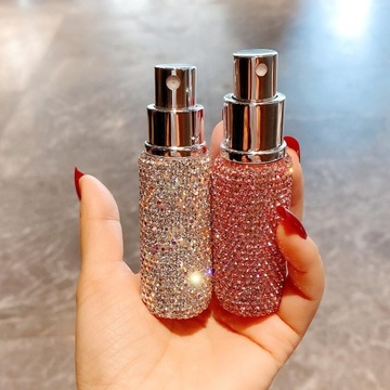 Винтажный парфюмерный спрей 10 мл, пустой мини-запечатанный, белый + розовый