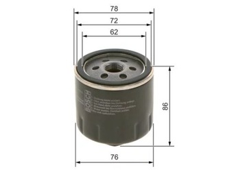 BOSCH 0 451 103 318 FILTR OLEJE