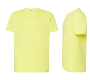 T-SHIRT MĘSKA koszulka bawełniana JHK TSRA-150 pistacjowy PT r. XL