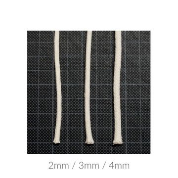 Knot 2mm/10m okrągły do lamp naftowych pochodni