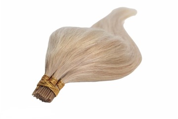 WŁOSY DOCZEPIANE Naturalne PASEMKA 50cm ringi #24