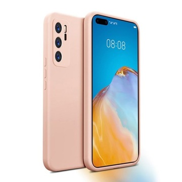 ETUI CASE SILIKON LIQUID do Huawei P40 RÓŻOWY
