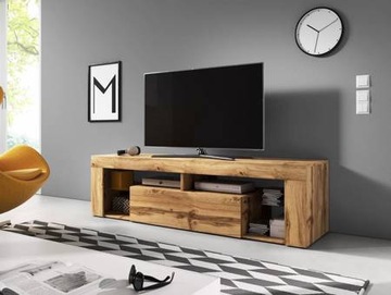 Szafka pod telewizor stolik RTV szafka TV dąb