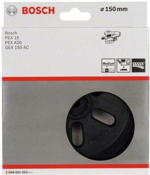Bosch 2608601052 talerz szlifierski dysk z rzepem 150mm średniotwardy