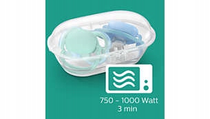 Соска AVENT ULTRA AIR 0–6 мес ДЫШАЩАЯ + ЧЕХОЛ