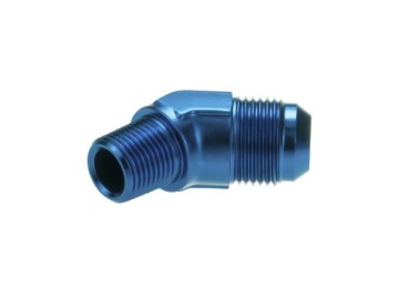 Переходной ниппель AN12 - 3/4 NPT 45st JIC с мужчины на мужчину - NPT Blue FMIC