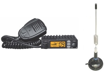 RADIO CB ALBRECHT 6120 VOX + ANTENA MIDLAND LC29