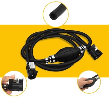 ШЛАНГ ТОПЛИВНОГО НАСОСА ЛОДКИ ТОПЛИВОПРОВОД ПОДВЕСНОГО ДВИГАТЕЛЯ, 2,1 М