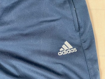 Adidas spodnie dresowe męskie granatowe logo M