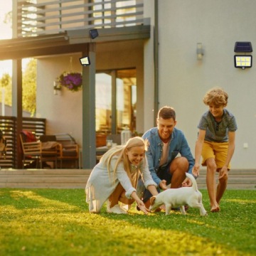 СОЛНЕЧНАЯ ЛАМПА С ДАТЧИКОМ ДВИЖЕНИЯ В СУМЕРКАХ СВЕТОДИОДНЫЙ ОТКРЫТЫЙ САД + ПУЛЬТ ДИСТАНЦИОННОГО УПРАВЛЕНИЯ