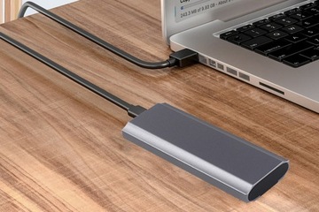 Корпус твердотельного накопителя для адаптера накопителя NVMe/PCIe SATA/NGFF M2 USB-C со скоростью до 10 Гбит/с