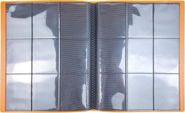 ARKERO G Коллекционный альбом для карточек, 360 карт, 9 окошек, ОРАНЖЕВЫЙ