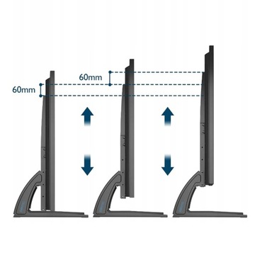 ПОДСТАВКА ДЛЯ ТВ ПОДСТАВКА ПРОЧНЫЕ НОЖКИ ДЛЯ ТВ-МОНИТОРА 37-75 ДЮЙМОВ 50 КГ