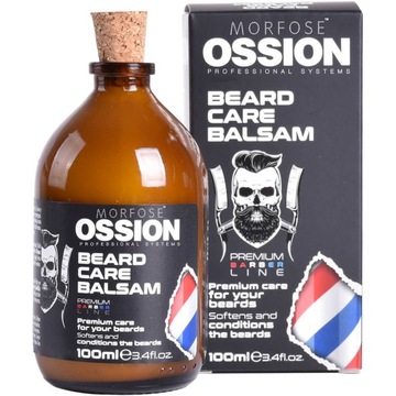 MORFOSE OSSION BEARD CARE BALSAM ODŻYWKA DO BRODY WĄSÓW BARBER 100ML