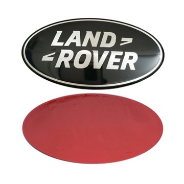 czarny przód samochodu Emblemat znaczek karoserię Land Rover 8.5*4.3cm