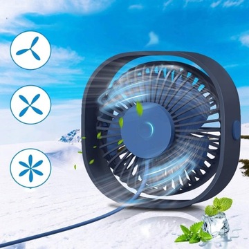 НАСТОЛЬНЫЙ ВЕНТИЛЯТОР MINI USB 5 В, ВЕНТИЛЯТОР, 3-СКОРОСТНОЙ НАСТОЛЬНЫЙ ВЕНТИЛЯТОР