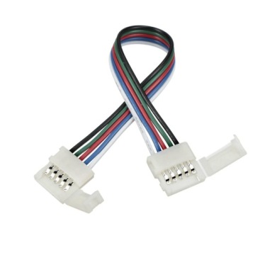 ZŁĄCZKA KABEL DO TAŚMY LED RGBW 12mm KABEL DWUSTRONNA