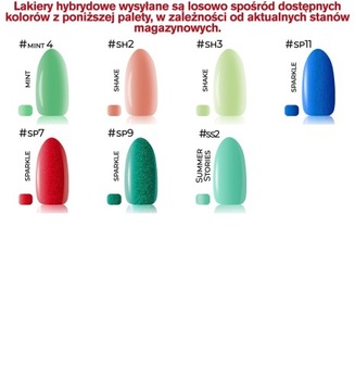 Zestaw do hybryd 12x CLARESA lampa 54W lakiery top