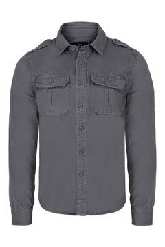 Koszula Brandit Vintage Shirt longsleeve charcoal grey 5XL