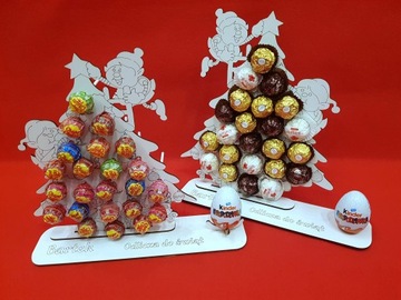 Kalendarz adwentowy lizaki bądź Ferrero Rocher