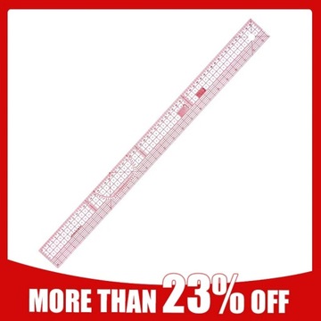 Линейка для рисования пэчворка 60см, прозрачная.