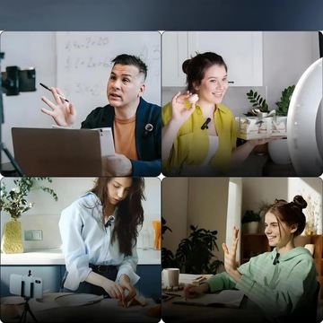 НАБОР 2х БЕСПРОВОДНЫХ МИКРОФОНОВ USB C НА ЗАЖИМЕ USBC 2 МИКРОФОНА