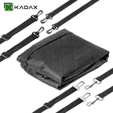 КОВРИК ДЛЯ СОБАКЫ АВТОМОБИЛЬНЫЙ ЧЕХОЛ С ЗАЩИТНЫМ РЕМНЕМ НА МОЛНИИ