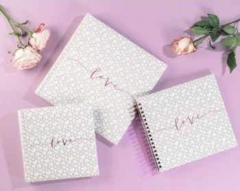 Свадебный альбом 30x30/80 РОМАНС, БЕЛЫЕ ПОКЕТЫ Hama