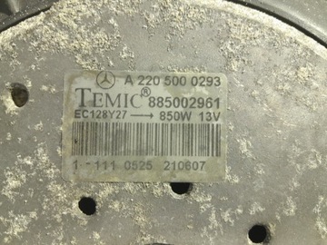 MERCEDES S W221 4.0 CDI 320 KM VĚTRÁK VENTILÁTOR CHLADIČ A2115001893