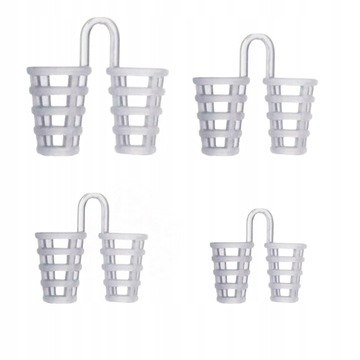 НАБОР ИЗ 4 НОСОВЫХ ПРОКЛАДОК ДЛЯ ПРЕДОТВРАЩЕНИЯ ХРАПА ДЛЯ ЛУЧШЕГО ДЫХАНИЯ СНА