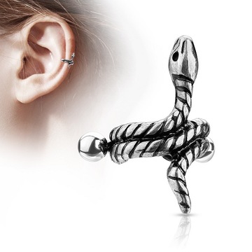 KOLCZYK DO CHRZĄSTKI UCHA HELIX 1,2