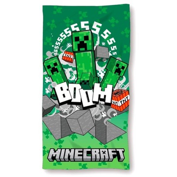 MINECRAFT CREEPER ręcznik kąpielowy 70x140