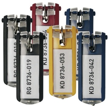 Durable Zawieszki do kluczy, mix Key Clip mix-kolo