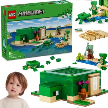 LEGO Minecraft MAJKRAFT ДОМ ЧЕРЕПАХА NEW MINEKRAFT MAJCRAFT NEW 2024