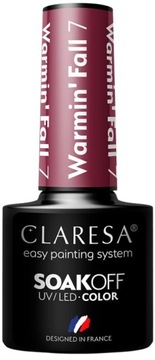 CLARESA HYBRID POLISH WARMIN FALL 7 Бордовый