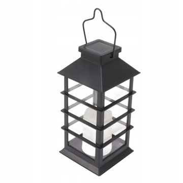 2 szt. Solarna wisząca latarnia świeca Design LED