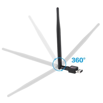 СЕТЕВАЯ КАРТА WIFI USB АДАПТЕР WI-FI + АНТЕННА PL