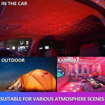 1 szt. MODNA LAMPKA NOCNA GWIAZDA PIĘKNA USB