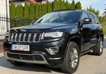 Jeep Grand Cherokee IV Terenowy Facelifting 3.0 CRD 250KM 2016 Jeep Grand Cherokee Salon PL FV23 Pneumatyka ACC Martwe Pole Panorama Skor