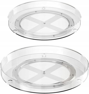 ВРАЩАЮЩИЙСЯ ПОДНОС КУХОННАЯ ПОЛКА НА СТОЛЕШНЕЕ 2 шт.