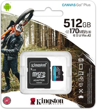 Karta KINGSTON Canvas Go- Plus microSDXC 512GB