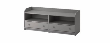 IKEA HAUGA Szafka pod TV, szary, 138x36x54 cm