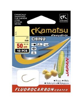 Haczyki Kamatsu Chinu FC Przypon Czarne Nr.12