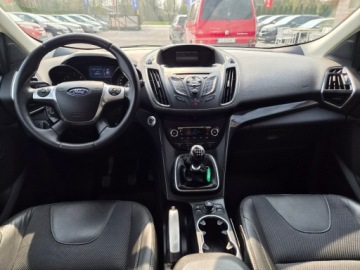 Ford Kuga II SUV 2.0 Duratorq TDCi 163KM 2013 Ford Kuga Sliczna biala Titanium 2.0 TDCI 163KM Naped 4x4 200tys km orygin, zdjęcie 27